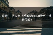 刚刚！汤头条下载现场画面曝光，沸腾围观！